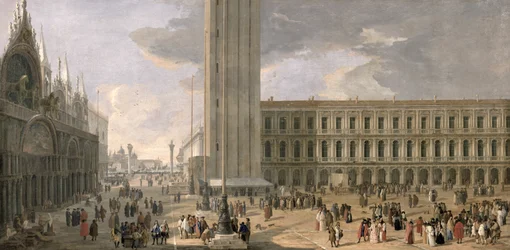 Vue de la Piazza San Marco, Venise, vers 1726
